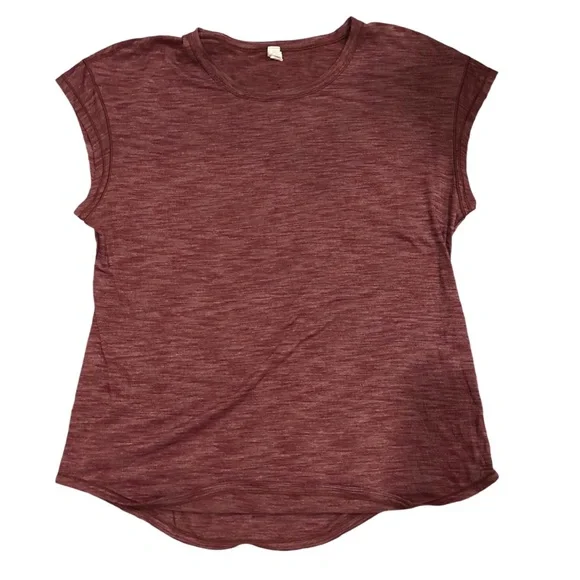 Lululemon Lost In Pace Short Sleeve Sleeve T-Shirt Size 10 - Picture 5 of 11